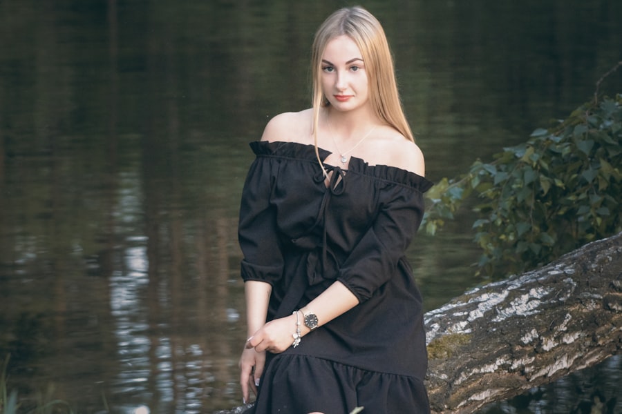 Classic black dress